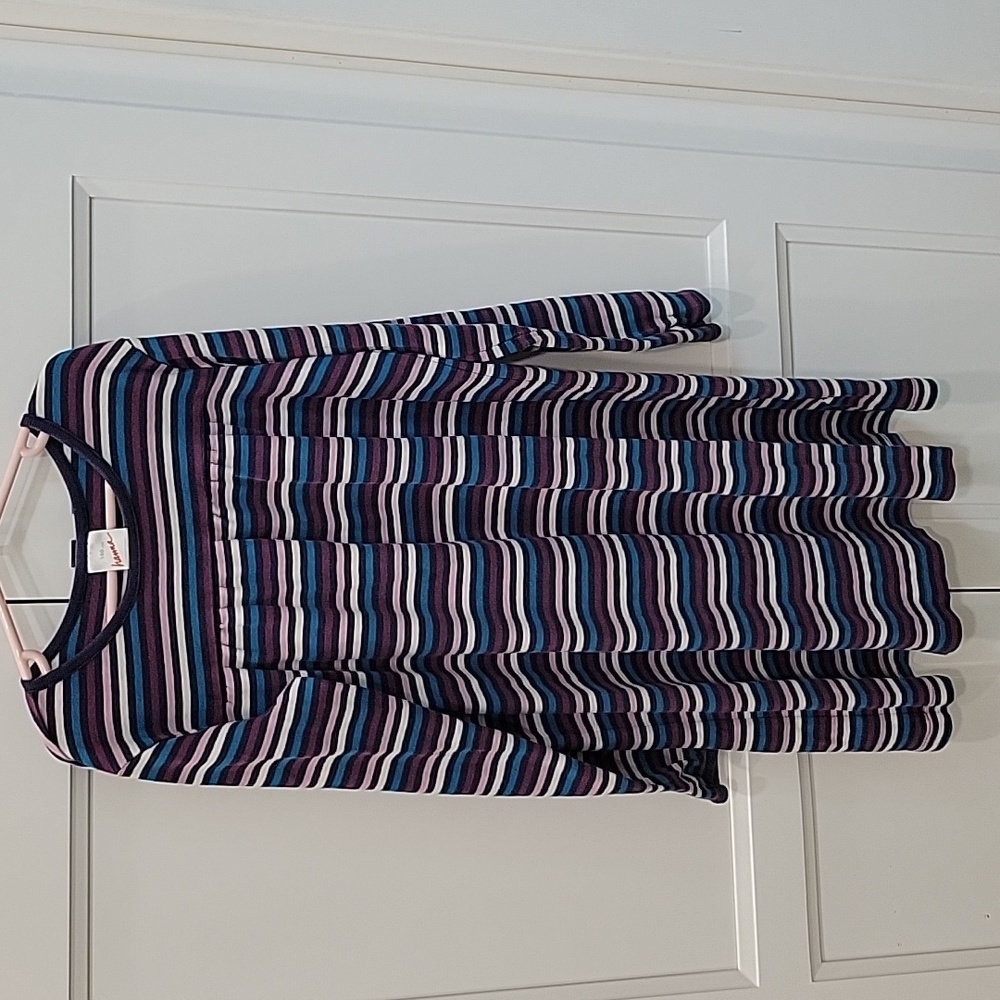 Hanna Andersson Striped Dress Sz 140 (10)